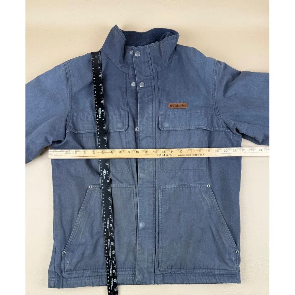 Workwear‎ Utility Jacket Cotton Canvas Fleece Lined Small Columbia